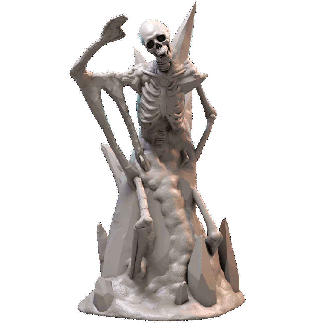 Frozen Skeleton