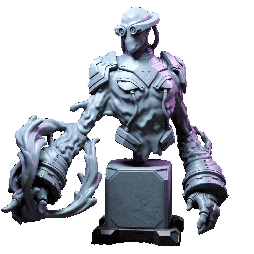 Grooze, the Morphic Ooze Bust