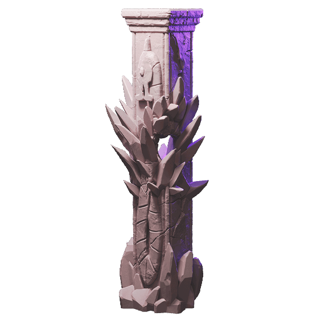 Crystal Mine Pillar