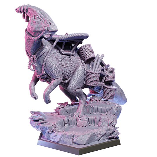 Parasaurolophus Saddle